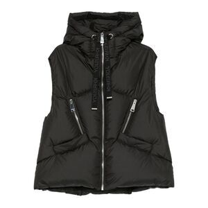 Khrisjoy Black Jackets - Waistcoat & Gilets Women